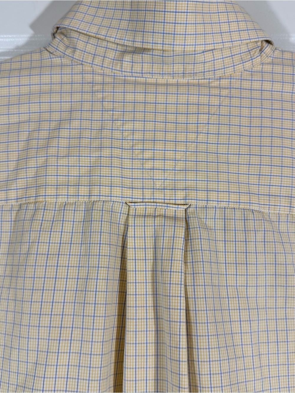Vintage Tommy Hilfiger American Classics Dress Shirt Yellow/Blue Check - Picture 12 of 15